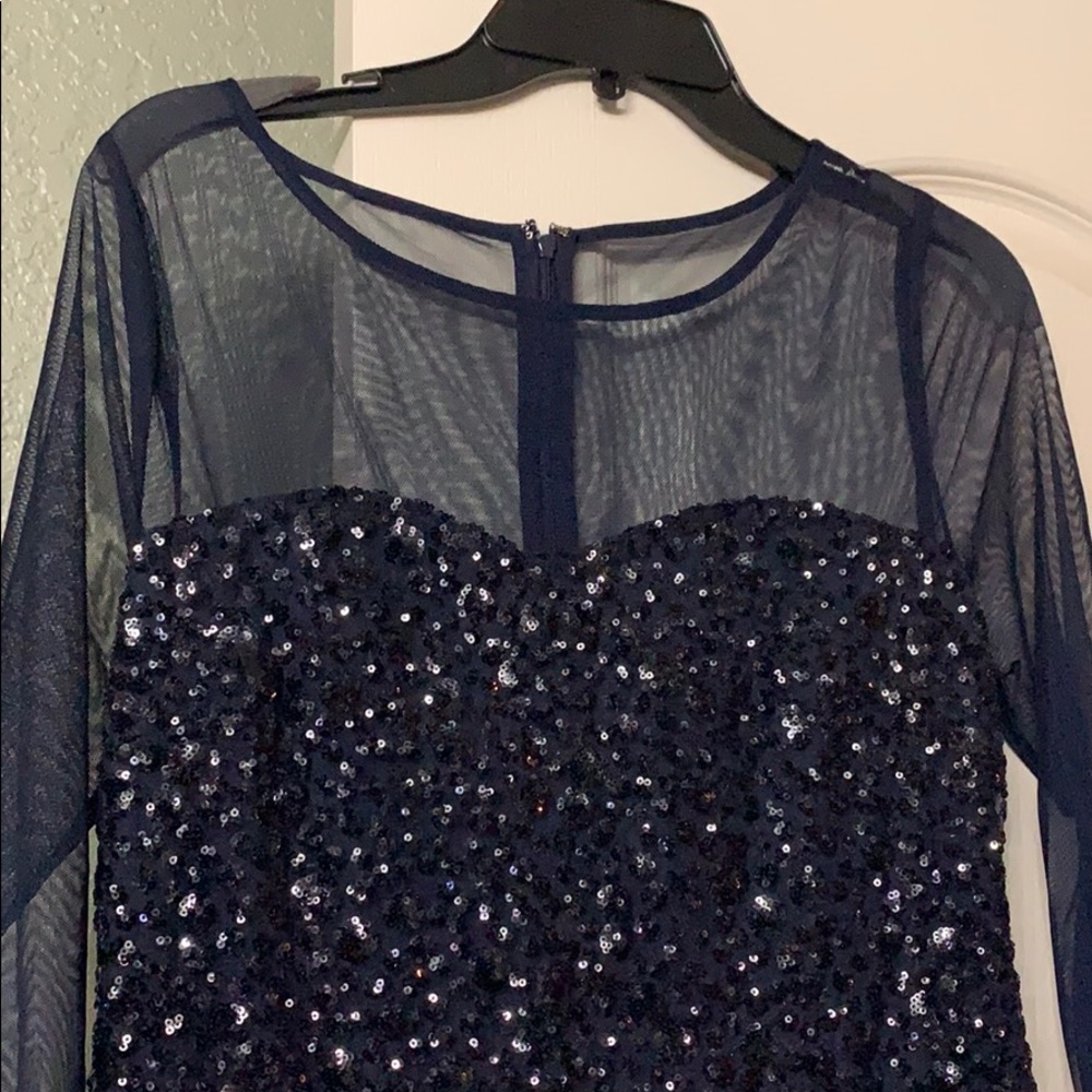 Navy blue dress